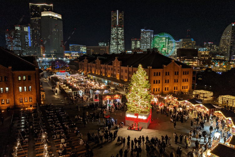 "Christmas Market in Yokohama Red Brick Warehouse" A taste of authentic Germany