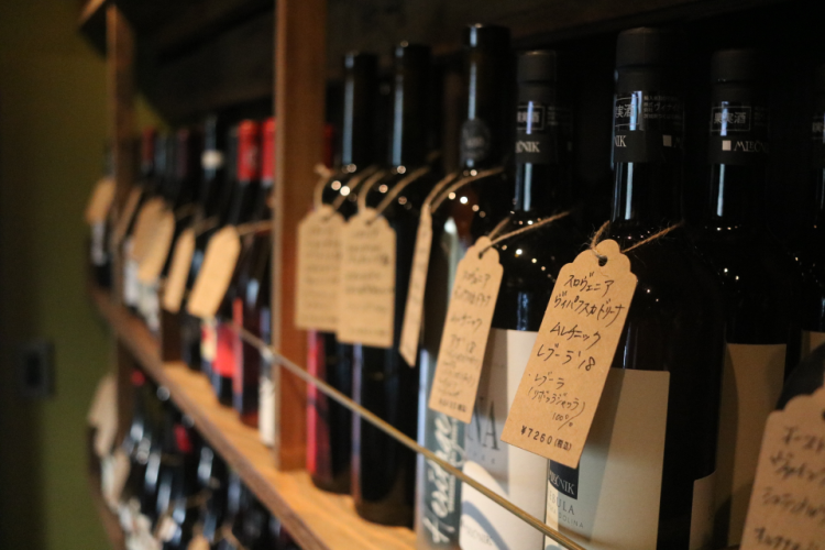 The store also has a wide selection of natural wines.