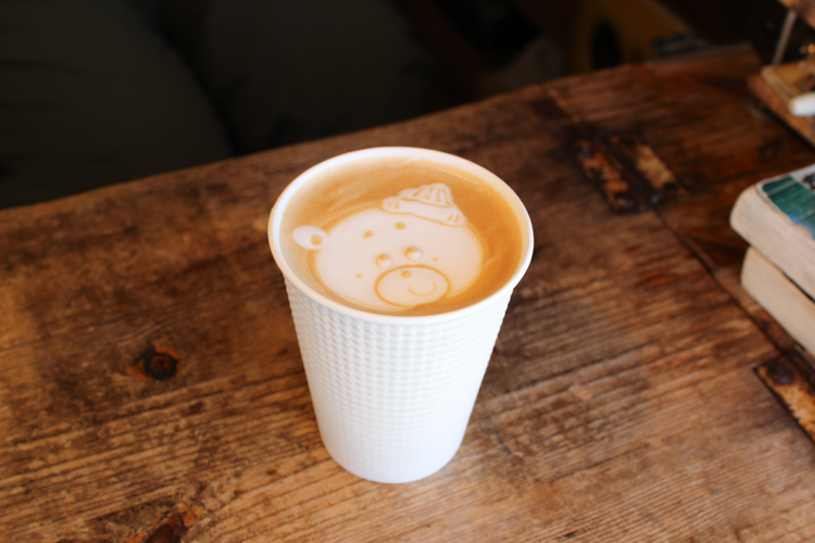 Cappuccino featuring cute illustrations