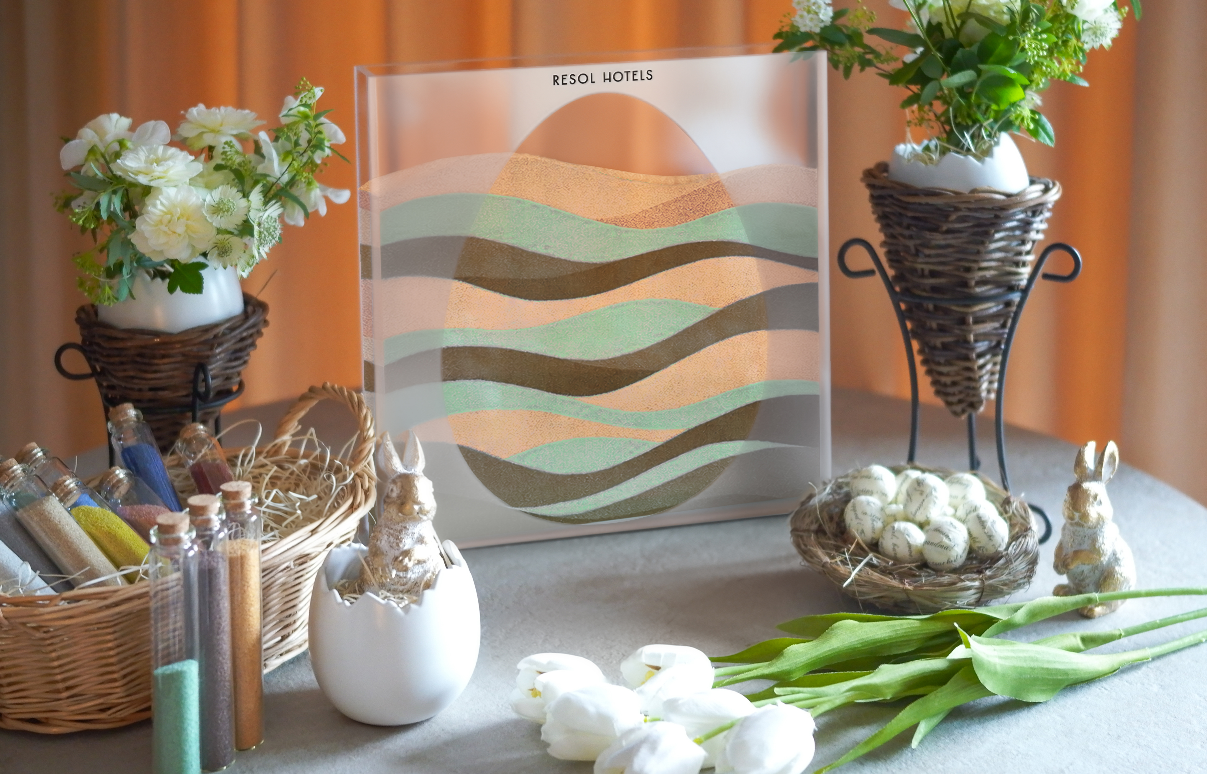 Easter drawing spring