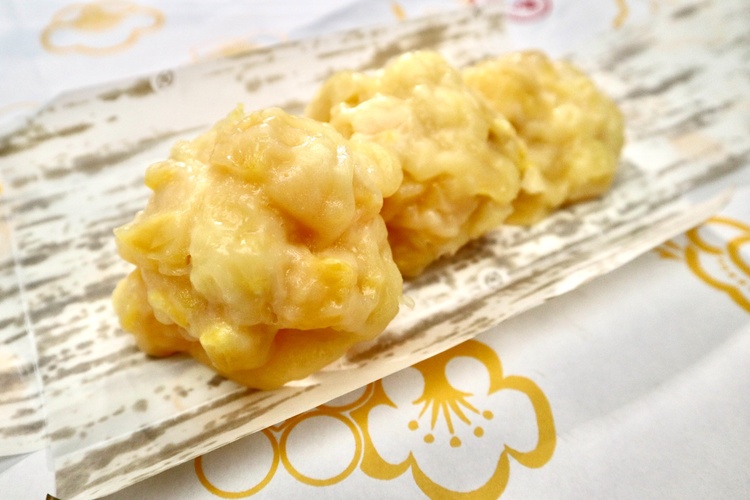 Baikado continues to pass on the taste of their hometown, "Oni Manju" (demon buns).