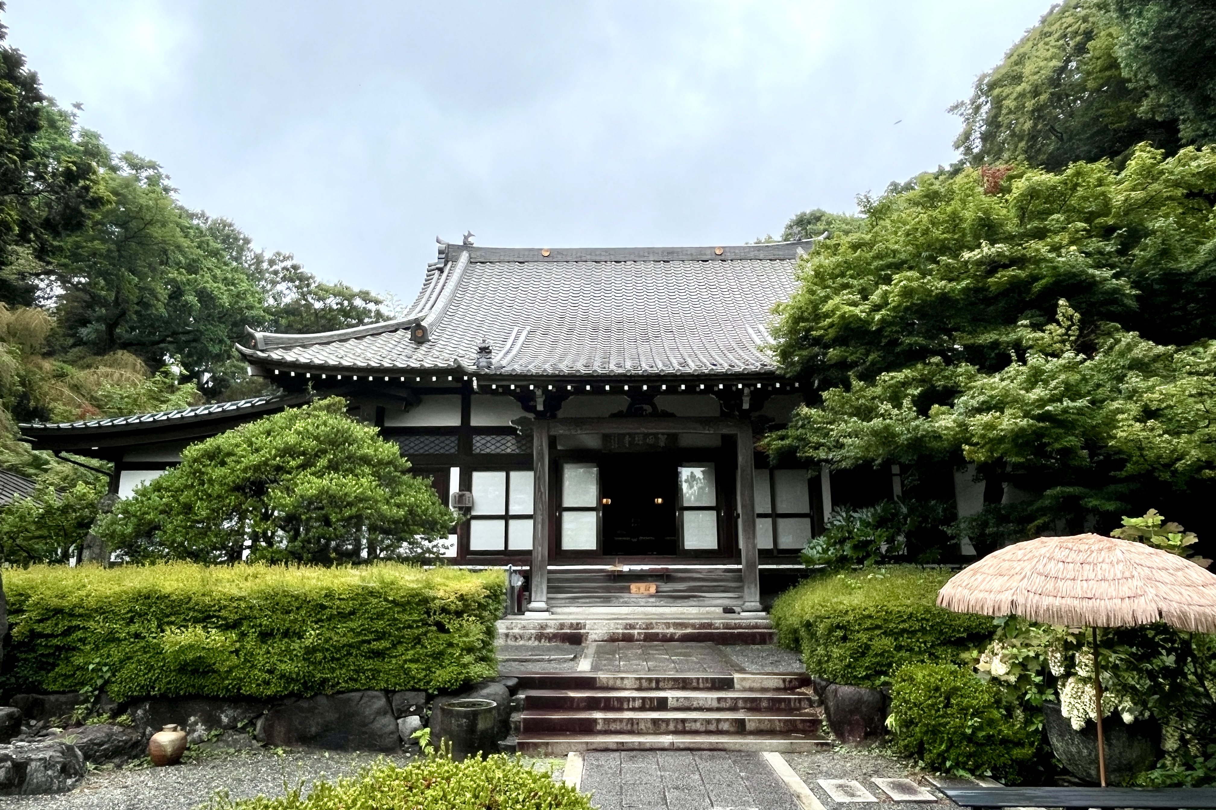 A peaceful moment spent in a Zen temple, away from the hustle and bustle of the city.