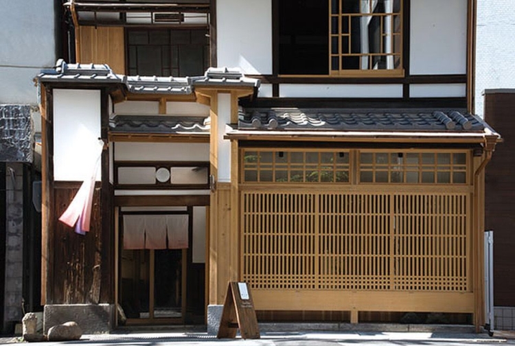 The store's exterior is made from a 100-year-old Taisho-era traditional house