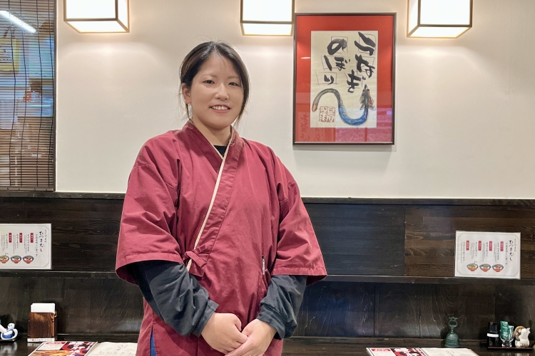 "I want people of all ages to enjoy eel casually," says Mr. Shishikura.