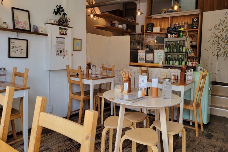 A warm and inviting interior displaying adorable trinkets and accessories.