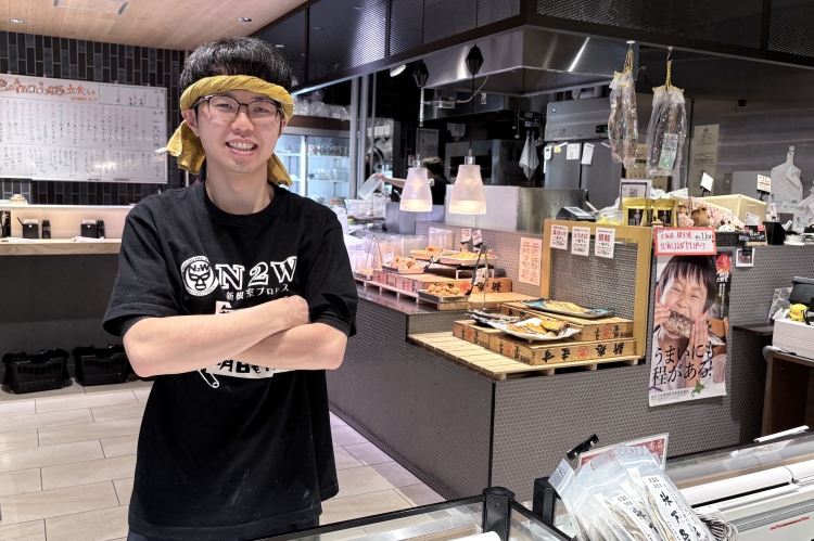 Mr. Yamane shared his passionate feelings about "Fish Nemuro Fukuhara".