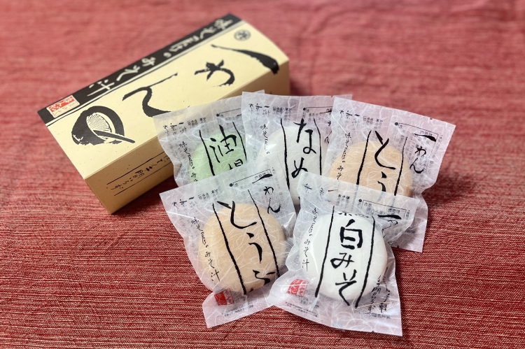 "One Bowl Miso Soup" (Four varieties available: Tofu, Fried Tofu, Nameko Mushrooms, and Saikyo White Miso)