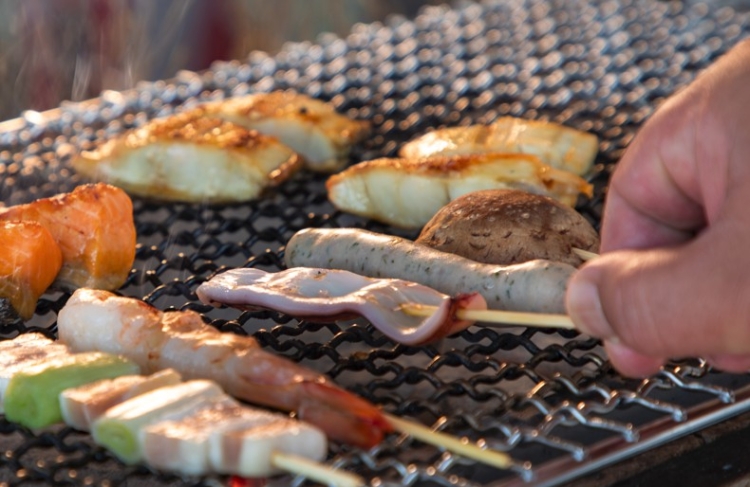 For breakfast, in addition to the squid sashimi, salted squid, and squid poppo that appear in the squid dance, we also offer grilled squid.
