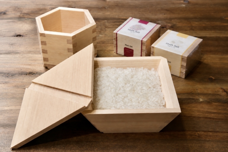 From front to back, clockwise: "COBITSU", "Rockmas", "Math Salt".