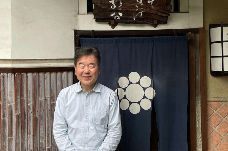 Mr. Yasuhiro Ogawa, the current head of the Nijō Jinya family.