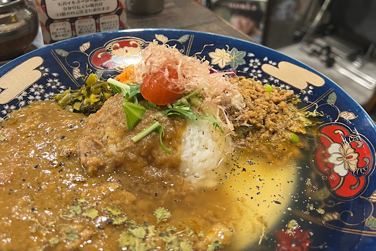 Osaka, the birthplace of spice curry. A curry restaurant that is obsessed with the flavor of the stock and soup.